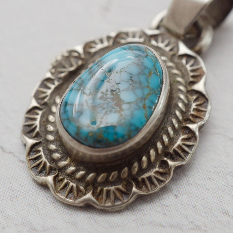 LFC x Ty Francisco "Lone Mt." Turquoise Pendant