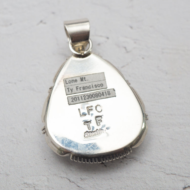 LFC × Ty Francisco "Lone Mt." ターコイズ ペンダントトップ