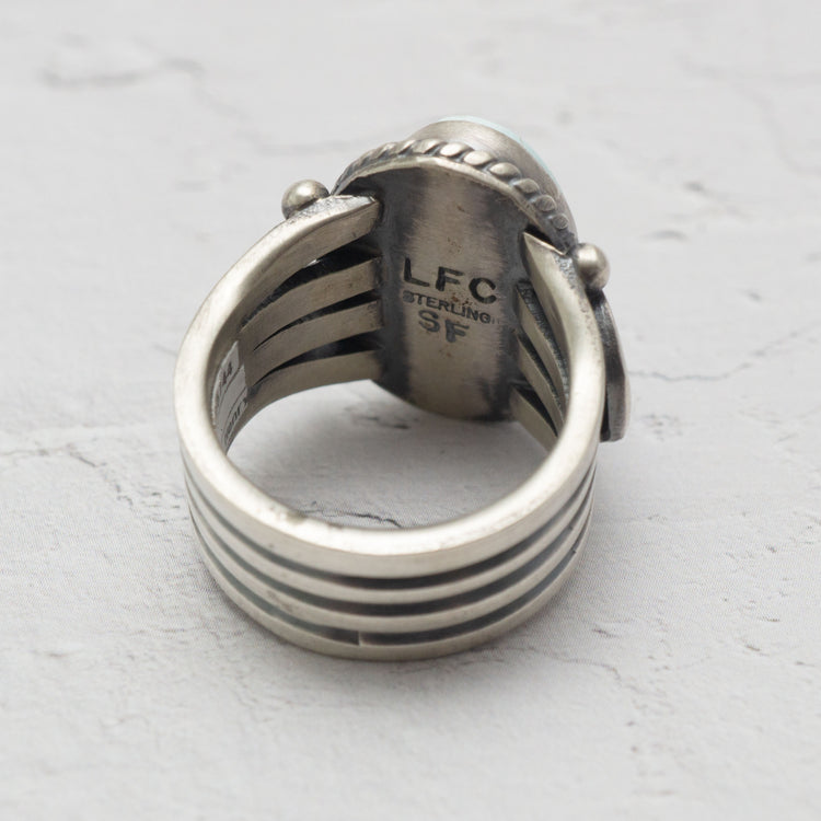 LFC × RBoyd & S-Henry "Lone Mt." Turquoise Ring, Size 19