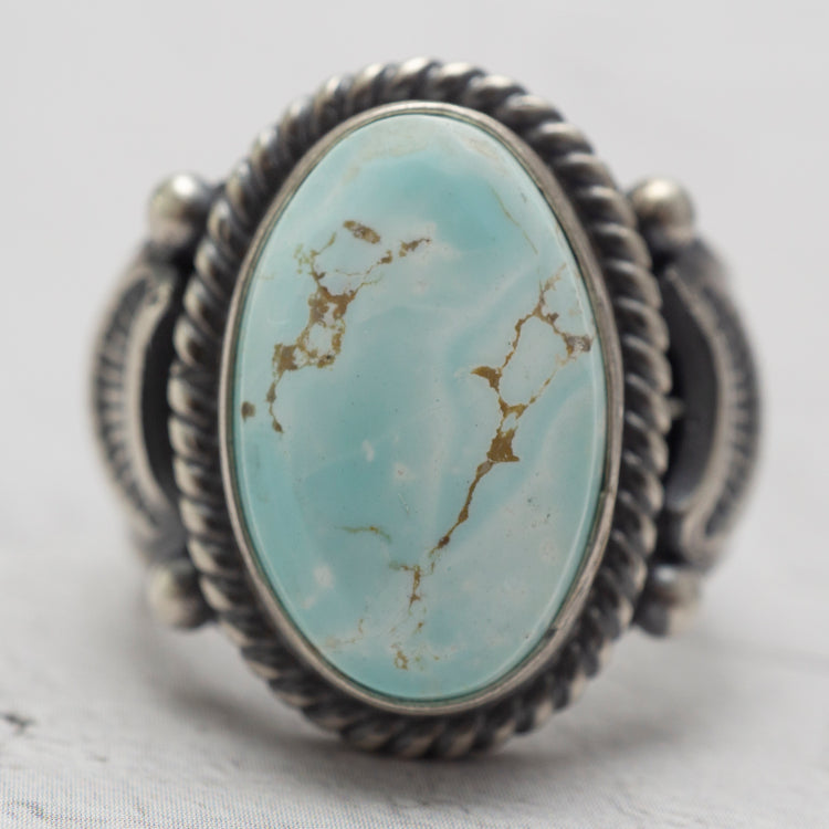 LFC × RBoyd & S-Henry "Lone Mt." Turquoise Ring, Size 19