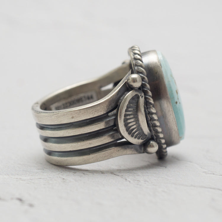 LFC × RBoyd & S-Henry "Lone Mt." Turquoise Ring, Size 19