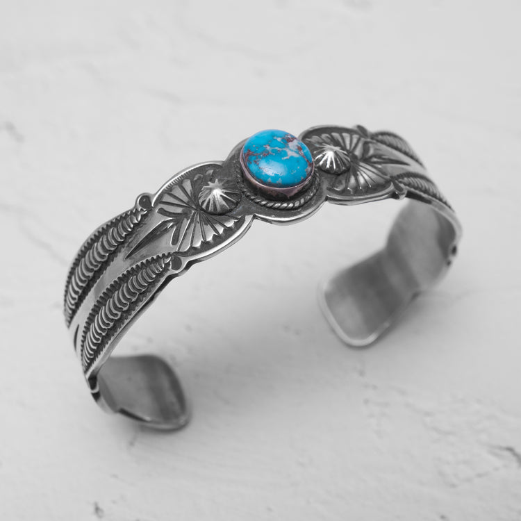 LFC x Roland Dixson "Bisbee" turquoise bangle