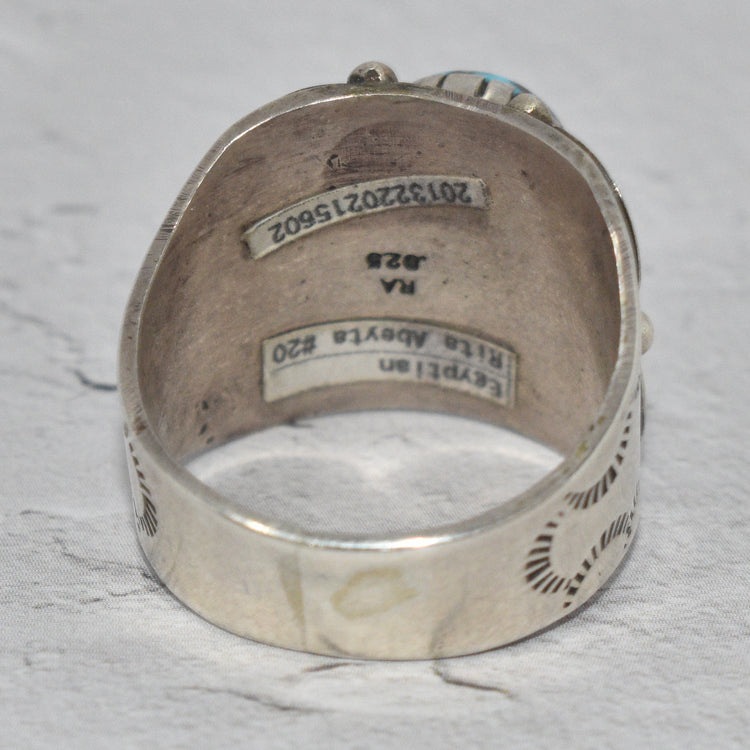 LFC x Rita Abeyta "Egyptian" Turquoise Ring #20