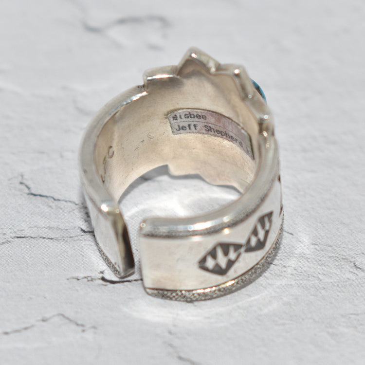 LFC x Jeff Shepherd "Bisbee" Turquoise Ring #16