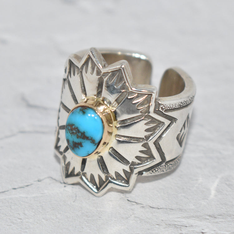 LFC x Jeff Shepherd "Bisbee" Turquoise Ring #16