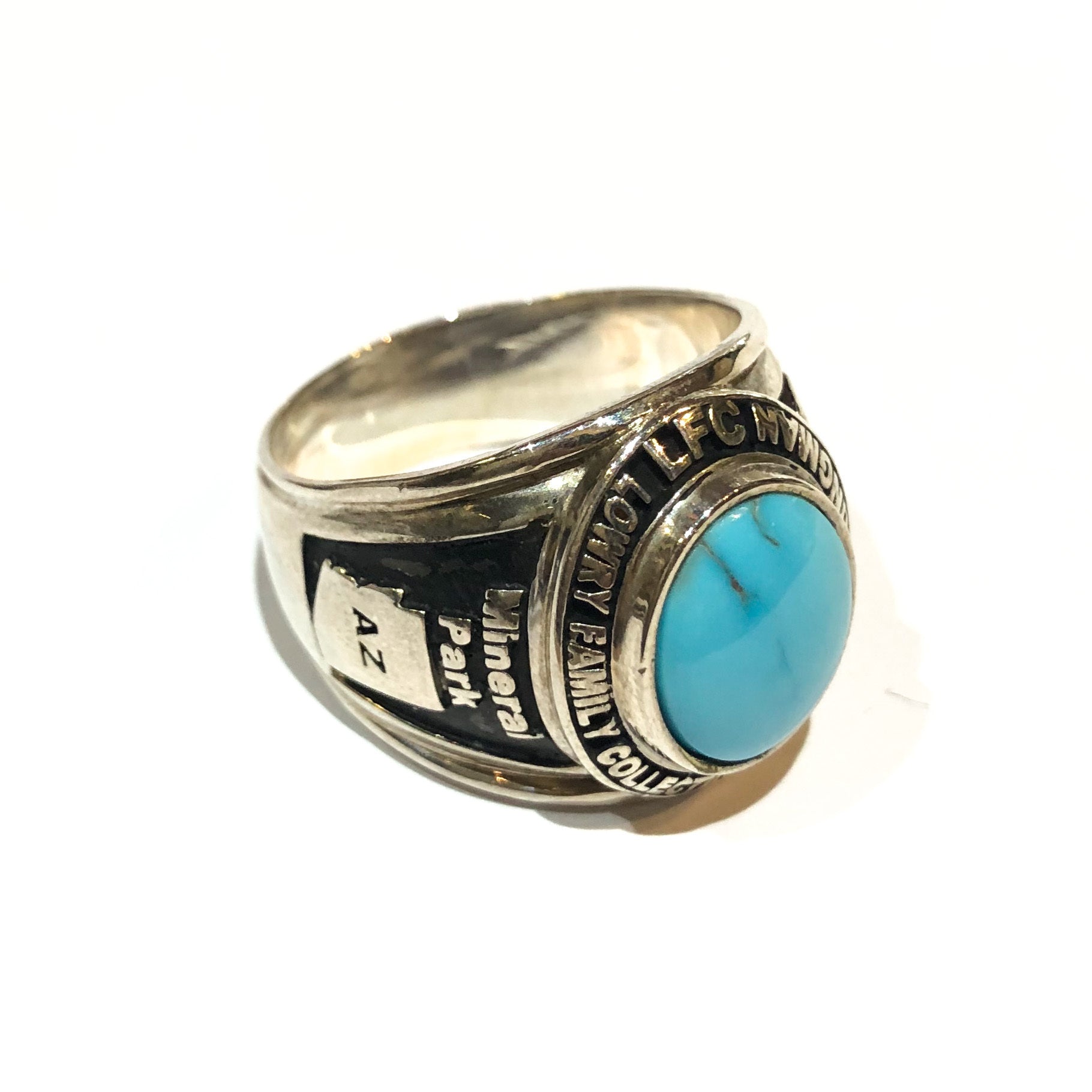 LFC ターコイズ リング Nキングマン18号 LFC -Lowry Family Collection- │ ナチュラルターコイズ