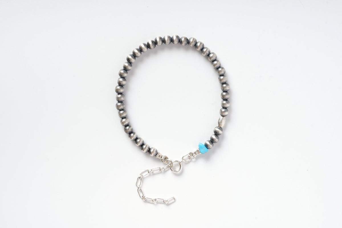 5mm 7.5inc chain チェーンターコイズ