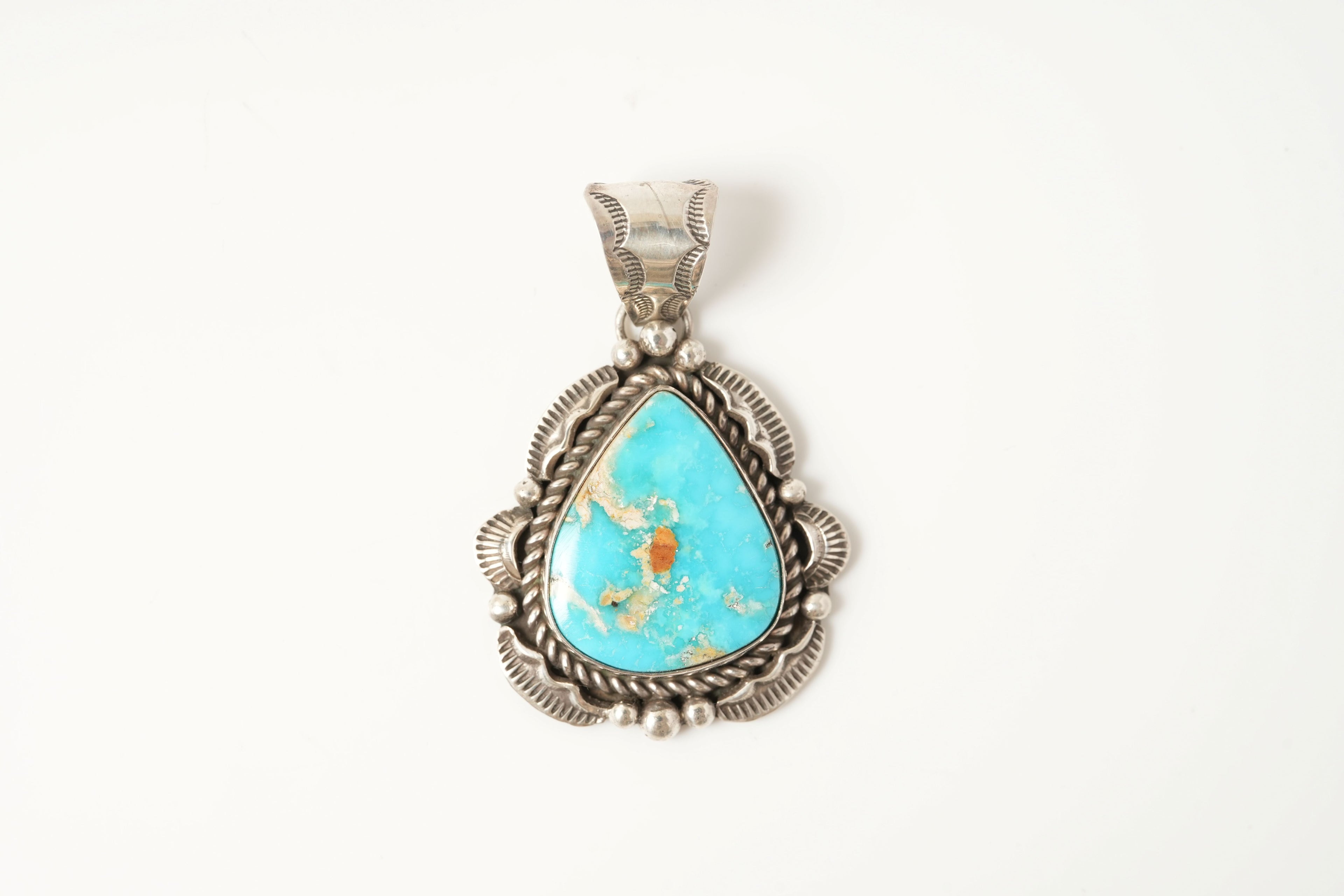 LFC x Art Platero "Blue Gem" Pendant ターコイズトップ