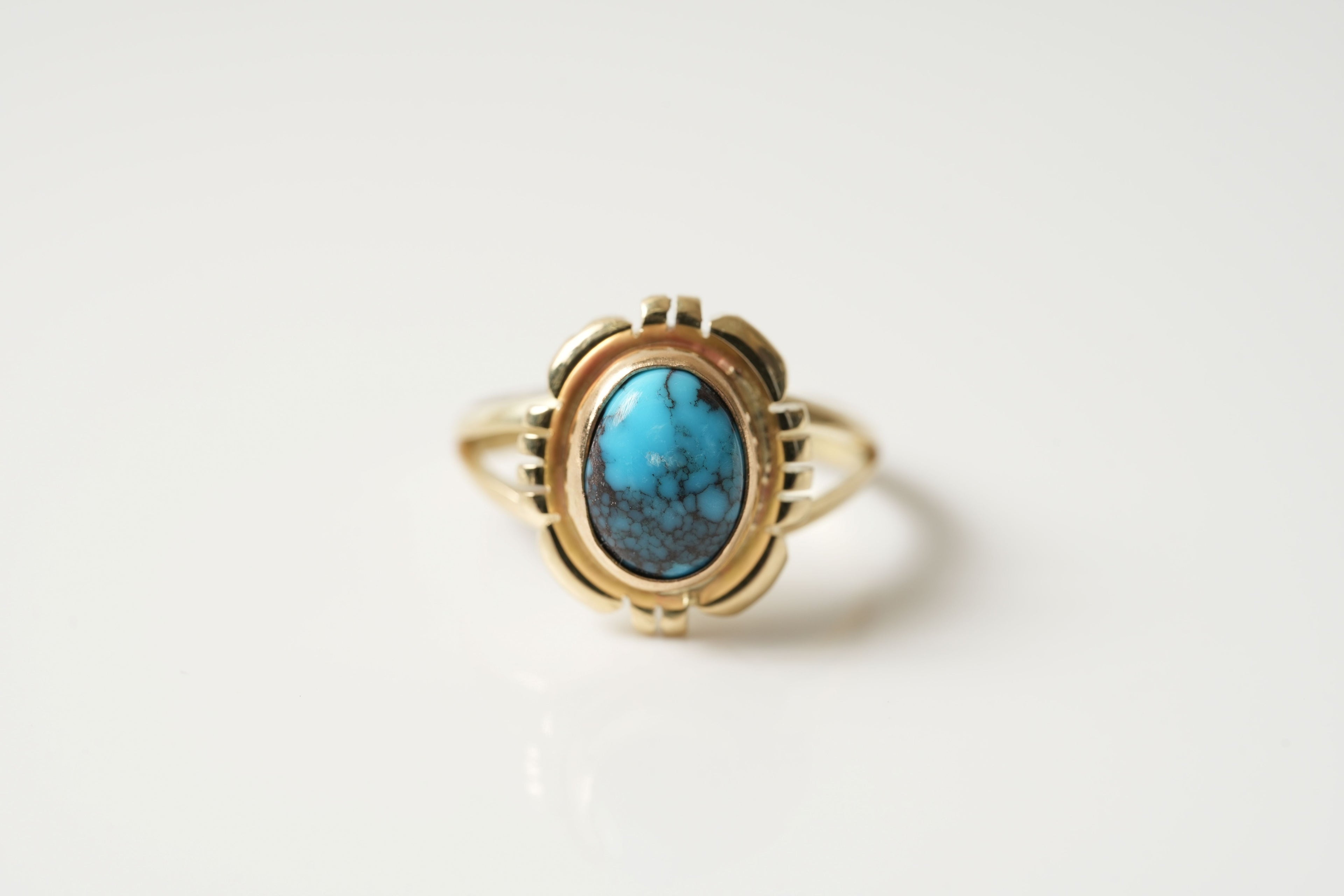 LFC x Brian Bruce "Bisbee" Gold Ring ターコイズ ゴールドリング