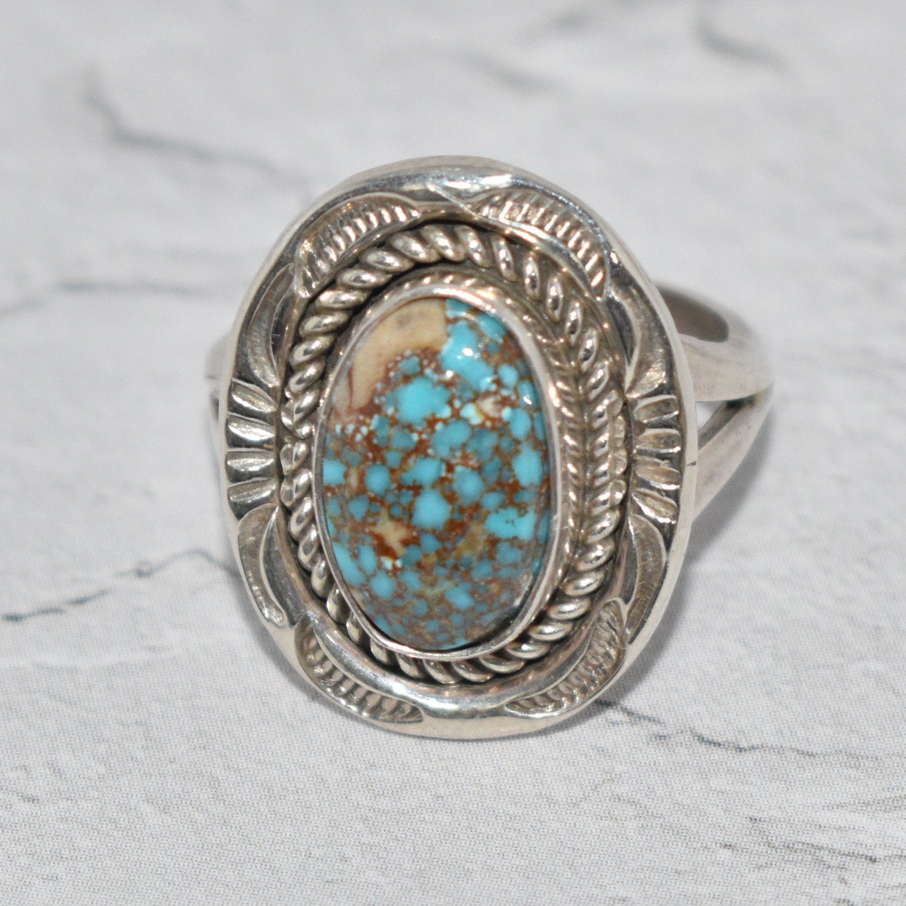 LFC x Art Platero "Nevada Blue" ターコイズリング #9