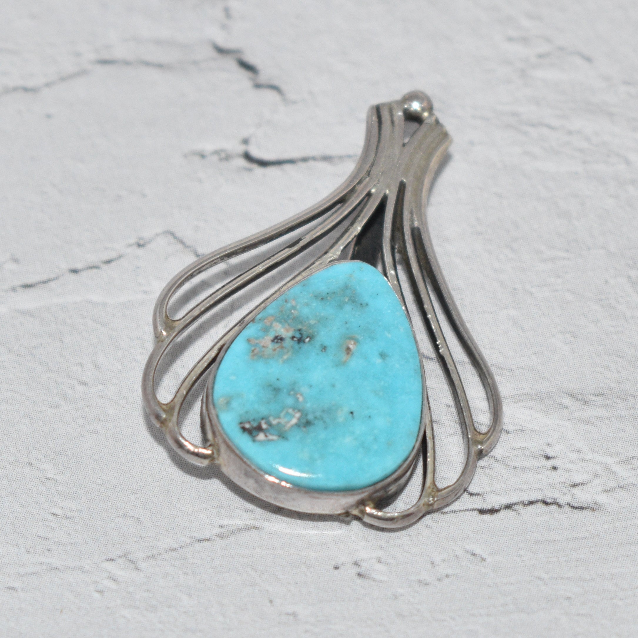 LFC x 70s Kathy Abeita "La Turquesa" ターコイズ　ペンダントトップ