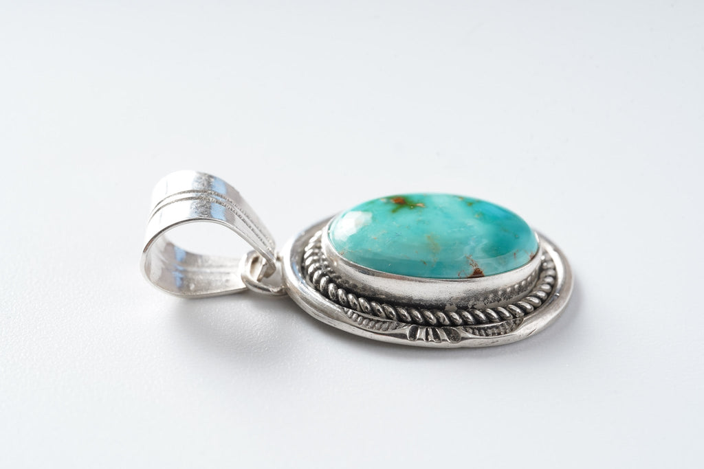 47 Pendant Blue Gem (Art Platero)