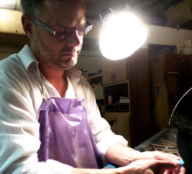 ターコイズ界の第一人者であるジョー・ダン・ロウリー氏